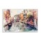Stupell Industries Venice Canal Watercolor Style Framed Giclee, design by LSR Creative Studio